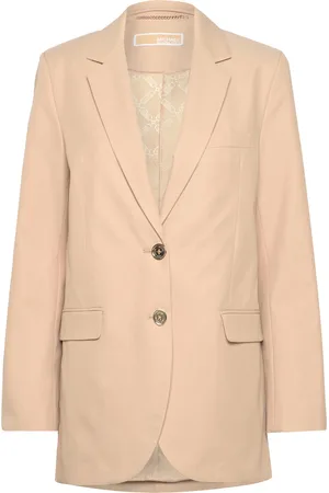 Michael Kors 2 Bttn Mensy Blazer Beige