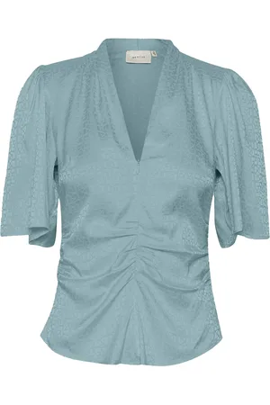 Gestuz Brinagz Ss Blouse Blue