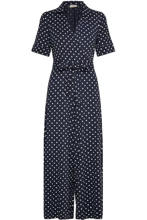 Jumperfabriken Blake Dot Jumpsuit Navy