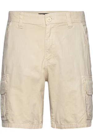 French Connection Ripstop Cargo Shorts Beige