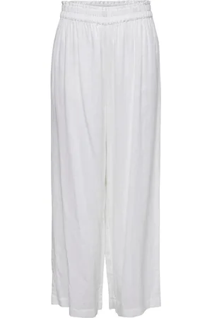 ONLY Onltokyo Hw Linen Blend Pant Pnt Noos White