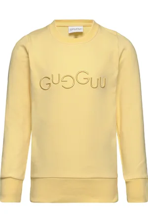 Gugguu Logo Sweatshirt Yellow