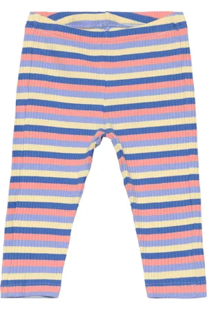 Lindex Leggings Rib Stripe Basic Patterned