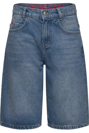 HUGO BOSS Denim Bermuda Shorts Blue