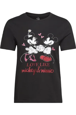 ONLY Onlmickey Life Reg S/S Valentine Top Jrs