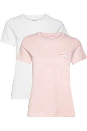 Calvin Klein 2-Pack Monologo Slim Tee Patterned