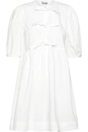 Ganni Cotton Poplin White