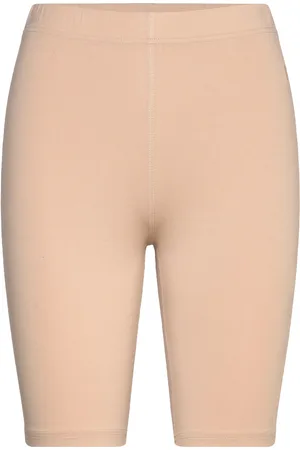URBAN QUEST Women Bamboo Short Leggings Cream
