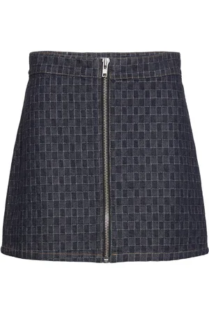 Hope Brick Skirt Blue