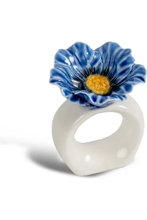 Babyono Napkin Ring Poppy 2Pcs/Set