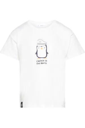 MANGO Printed Cotton-Blend T-Shirt White