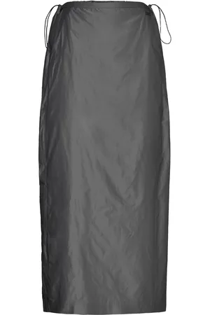 MANGO Parachute Slit Skirt