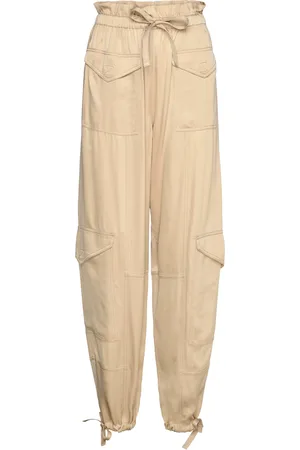 Ganni Washed Satin Beige