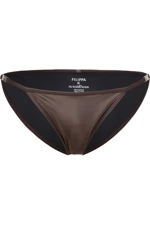 Filippa K Low Waist Bikini Briefs Brown