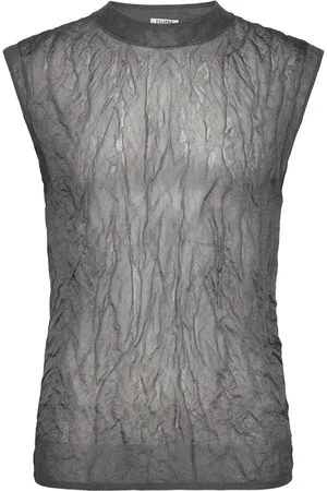 Filippa K Crinkled Vest Grey