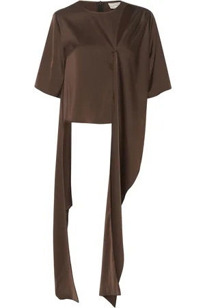 Gestuz Harpergz Knot Blouse Brown