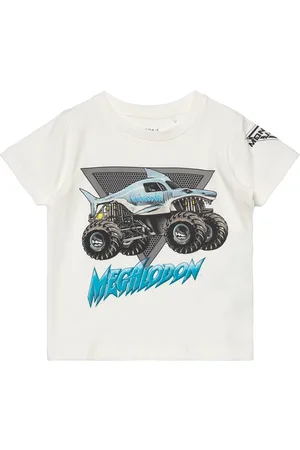 NAME IT Nmmfeodor Monsterjam Ls Top Box Vde White