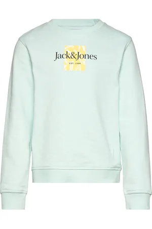 JACK & JONES Jorlafayette Branding Sweat Crew Mni Blue Jack & J S