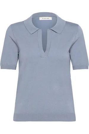 Pieszak Pd-Eba Ss Polo Knit Blue