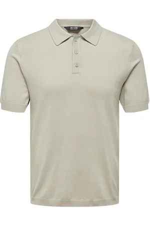Only & Sons Onswyler Life Reg 14 Ss Polo Knit Noos Beige