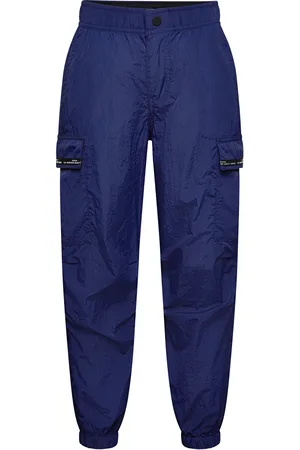 HUGO BOSS Loose Pants Blue