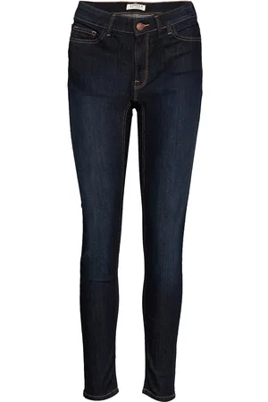 Lindex Trouser Denim Tova Dk Wash Blue
