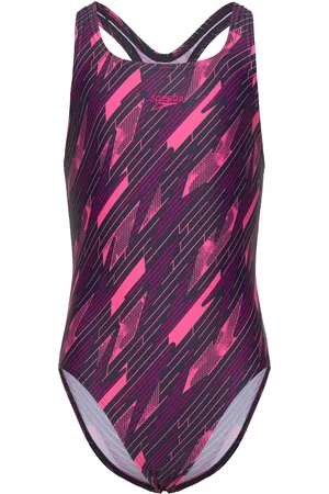 Speedo Girls Hyperboom Allover Medalist Pink