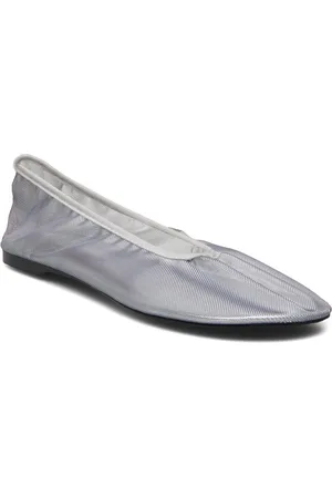 MANGO Semi-Transparent Mesh Ballet Flats