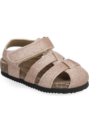 Color Kids Sandals W. Toe + Velcro Strap Pink