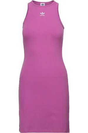 adidas Rib Tank Dress Pink