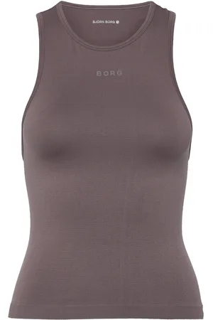 Björn Borg Borg Running Seamless Tank Brown