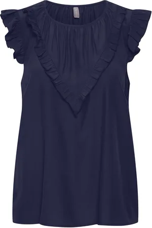 Culture Cuasmine Ss Blouse Navy