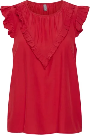 Culture Cuasmine Ss Blouse Red