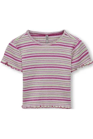 ONLY Kmgbrenda S/S Top Box Jrs Patterned