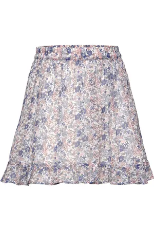 Creamie Skirt Lurex Dot Blue