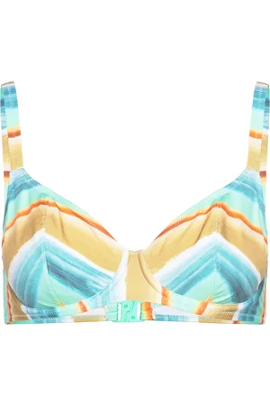 Freya Castaway Island Uw Plunge Bikini Top Blue