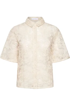 Coster Copenhagen Shirt With Lace Cream