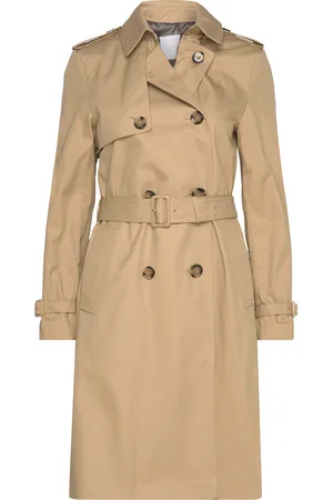 MANGO Classic Trench Coat With Belt Beige