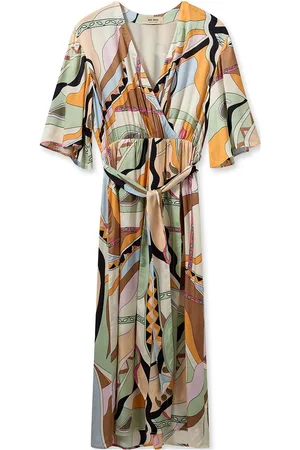 Mos Mosh Mmkella Pictus Wrap Dress Green