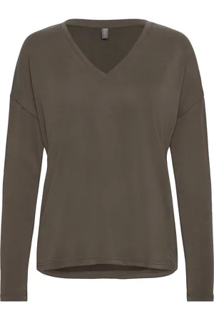 Culture Cukajsa Ls Vn T-Shirt Khaki