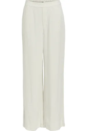 Object Objsanne Aline Wide Pant Noos Cream