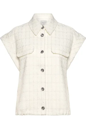 Dante 6 D6Denver Bouclé Waistcoat Cream