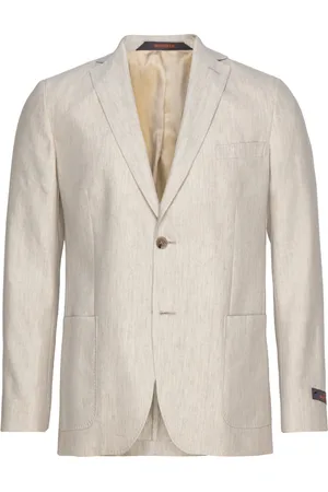 Morris Archie Linen Suit Jkt Cream
