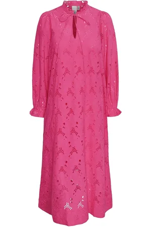 Y.A.S Sunsi Ls Long Dress S. Pink