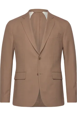 J Lindeberg Hopper U Active Hopsack Blazer Brown