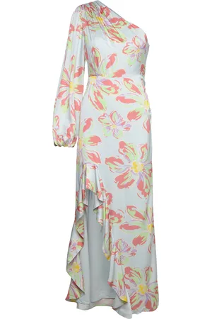 By Malina Joslin Shoulder Maxi Dress Blue