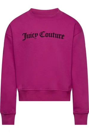 Juicy Couture Juicy Flocked Balloon Crew Purple