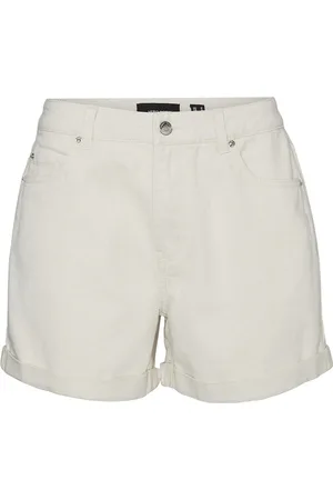 VERO MODA Vmzuri Hr Loose Shorts Mix White