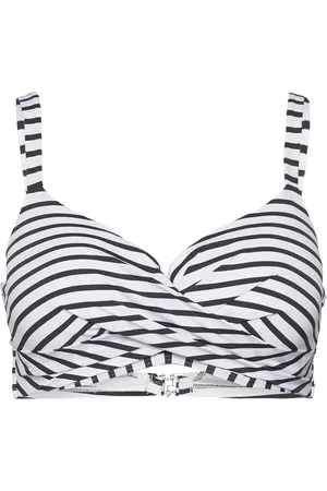 Lindex Swim Bra Liljatshirt Twist Mat White