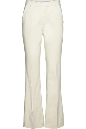 Minus Msdexa Mid Waisted Flared Pant Cream